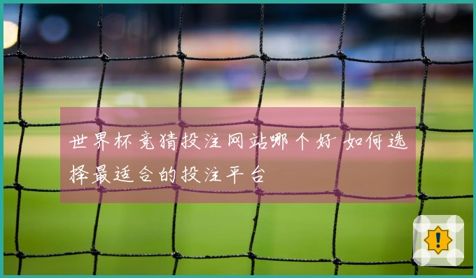 世界杯竞猜投注网站哪个好 如何选择最适合的投注平台